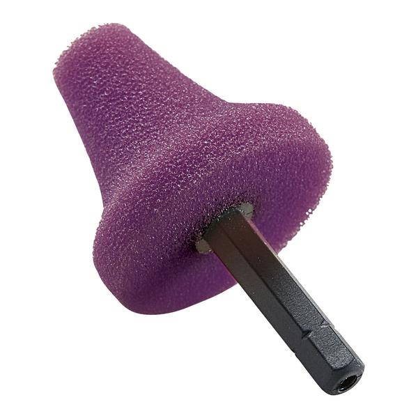 Flex Flexible Shaft Accessory set cone violet on a white background.