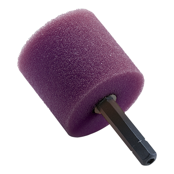 Flex Flexible Shaft Accessory set cylinder violet on a white background.