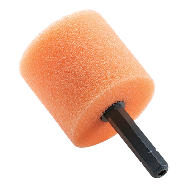 Flex Flexible Shaft Accessory set cylinder orange on a white background.