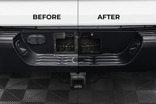 Armour Detail Supply Trim Plus before and after comparison.