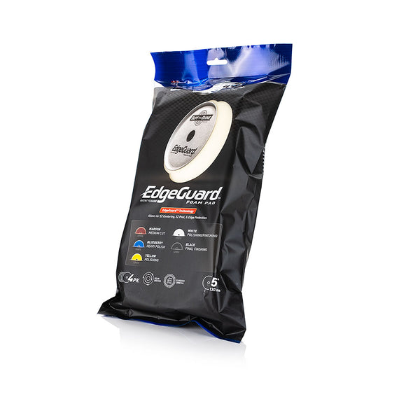 Buff and Shine EdgeGuard White 5inch 4 Pack Packaging