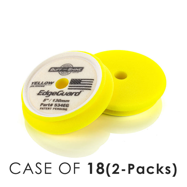 Buff and Shine EdgeGuard Yellow 5inch 2 Pack Case of 18