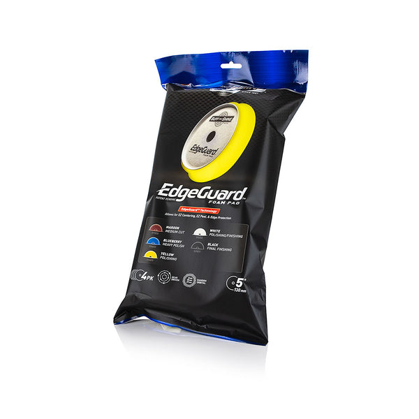 Buff and Shine EdgeGuard Yellow 5inch 4 Pack Packaging