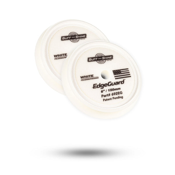 Buff and Shine EdgeGuard White 6inch 2 Pack