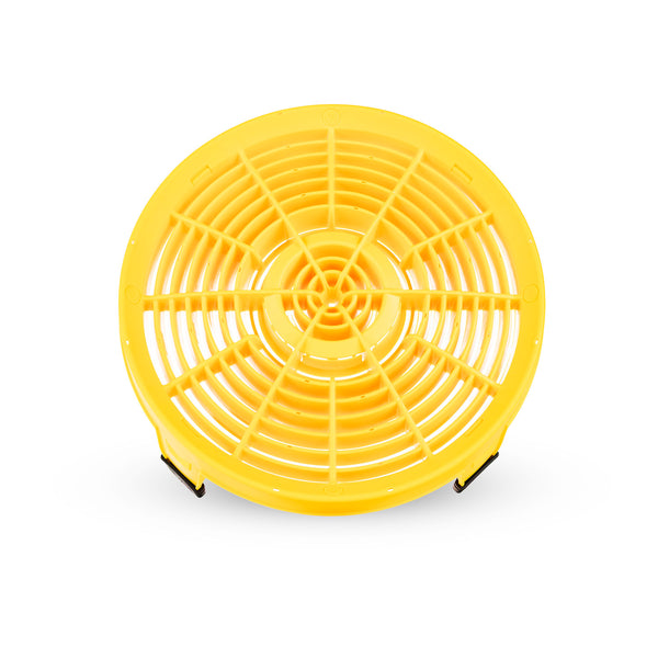 Yellow clean screen on a white background