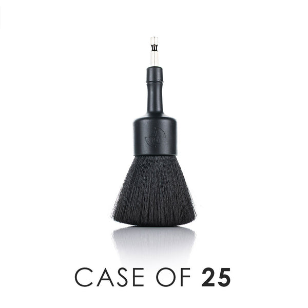Detail Factory Drill Brush Polishing Black large with the text "Case of 25" on a white background.