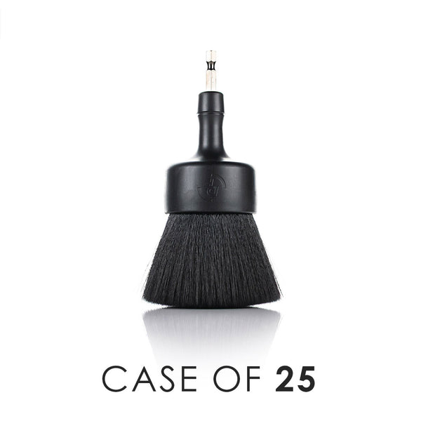 Detail Factory Drill Brush Polishing Black x-large with the text "Case of 25" on a white background.