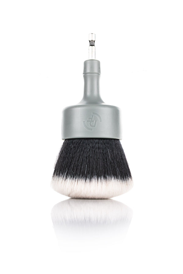 Detail Factory Drill Brush Ultra Soft Grey x-large on a white background.