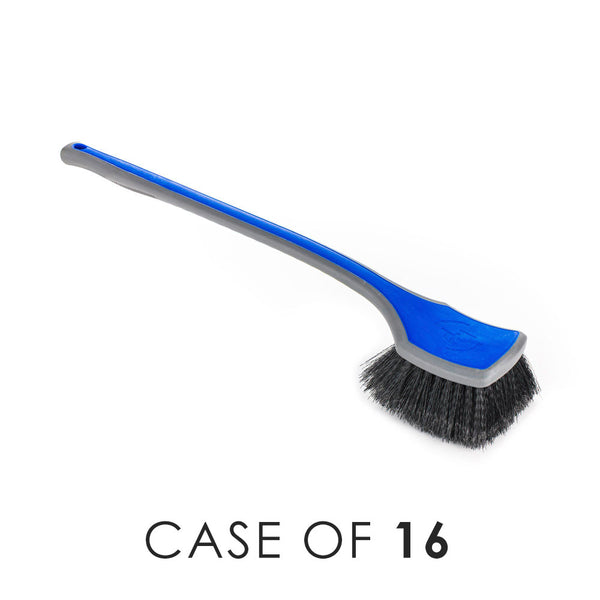 Detail Factory Fender Well Brush Avalanche handle view with the text "Case of 16" on a white background.