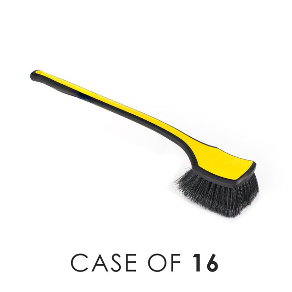 Detail Factory Fender Well Brush Livewire handle view with the text "Case of 16" on a white background.