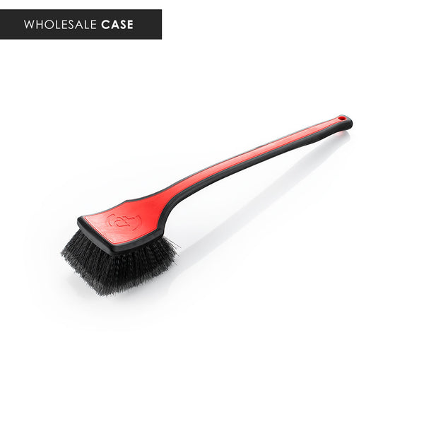 A red Detail Factory Fender Well Brush on a white background with the text 'Wholesale case'.