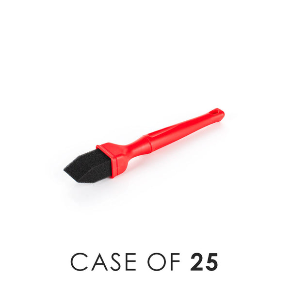 Detail Factory Large Red Foam Applicator with the text "Case of 25" on a white background.