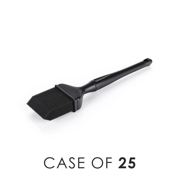 Detail Factory X-Large Black Foam Applicator with the text "Case of 25" on a white background.