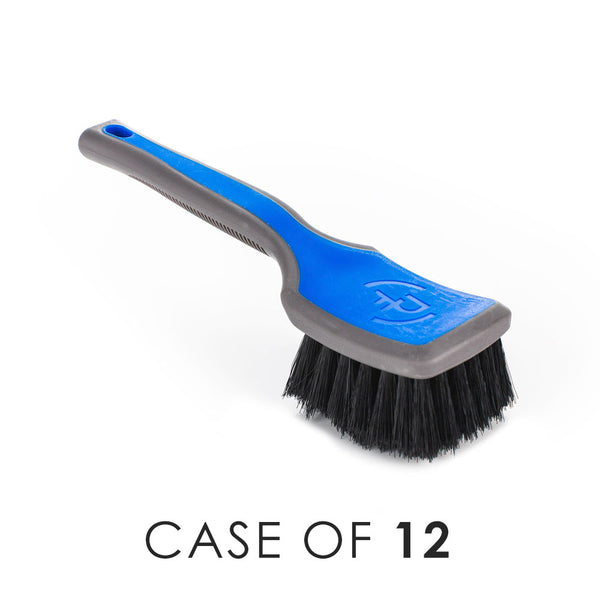 Detail Factory Interior Scrub Brush Avalanche handle view with the text "Case of 12" on a white background.