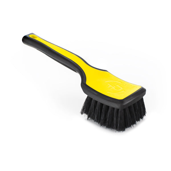 Detail Factory Interior Scrub Brush Livewire handle view on a white background.