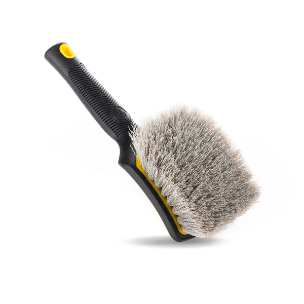 Detail Factory Tire Scrub Brush Livewire XL bristle view on a white background.