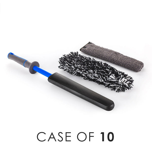 Detail Factory Wheel Barrel Brush Kit Avalanche with the text "Case of 10" view on a white background.