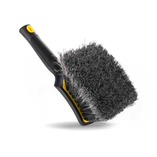 Detail Factory Wheel Face Brush livewire bristle view on a white background.