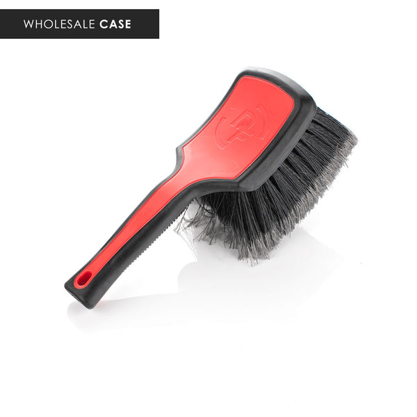 A red Detail Factory Wheel Face Brush on a white background with the text 'wholesale case'.
