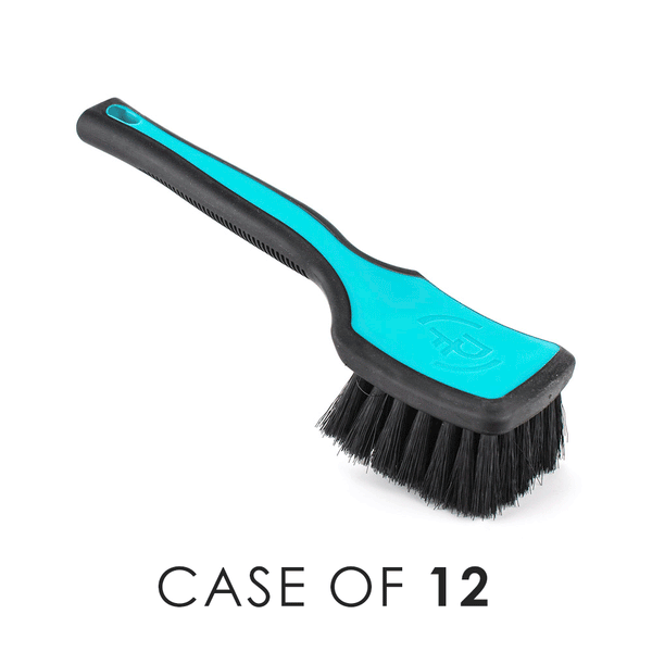 A Riptide Detail Factory Interior Scrub Brush on a white background with the text 'Case of 12.