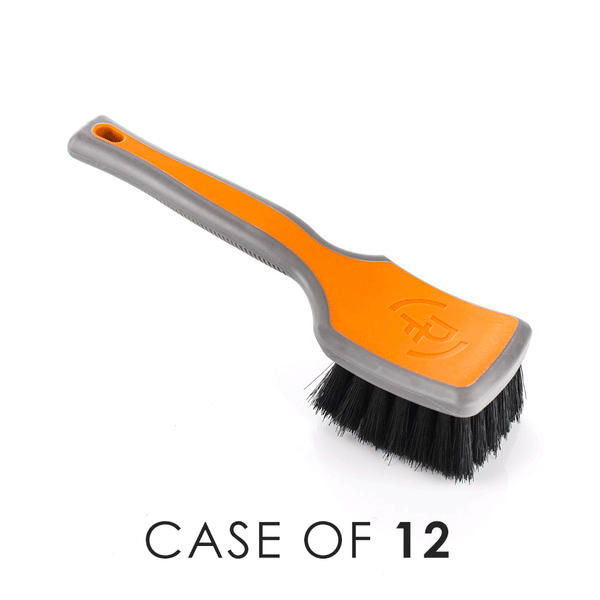 A Solar Flare Detail Factory Interior Scrub Brush on a white background with the text 'Case of 12.