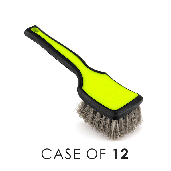 A green Progrip Tire Brush on a white background with the text 'Case of 12'.