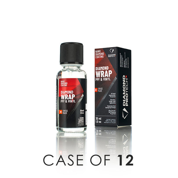 Diamond ProTech Diamond Wrap 30ml bottle with the text "Case of 12" on a white background.