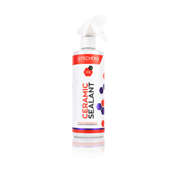 Gtechniq C2V4 Ceramic Sealant 500ml Bottle front view on a white background.