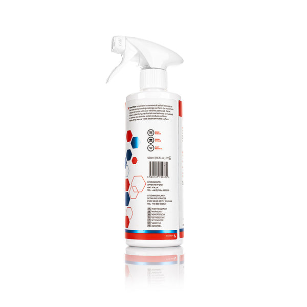 Gtechniq Panel wipe 500mL Bottle barcode View on a white background.