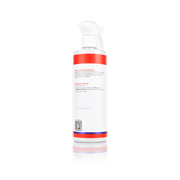 Gtechniq QDv2 500ml Bottle side view on a white background.