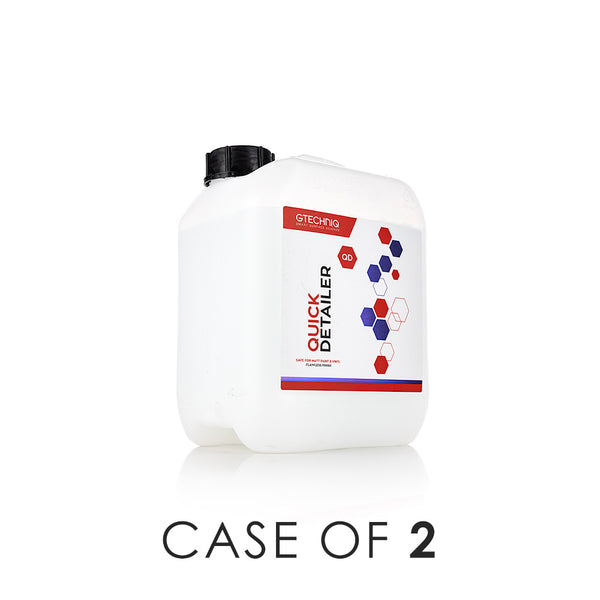 A jug of Gtechniq Quick Detailer on a white background with the text 'Case of 2'.