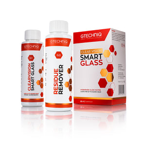 G1 ClearVision Smart Glass 100ml kit from Gtech includes Residue Remover and ClearVision Smart Glass