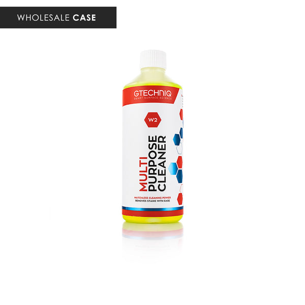 A bottle of Gtechniq W2 Multi-Purpose Cleaner on a white background with the text 'Wholesale Case'.