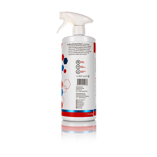 Gtechniq W5 Citrus All Purpose Cleaner 1 Liter Barcode view on a white background.