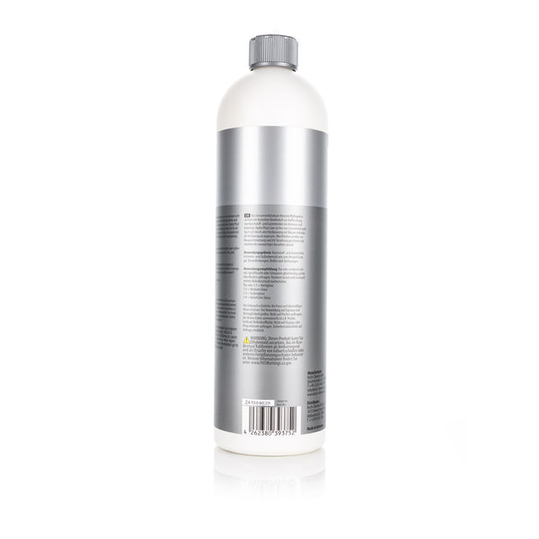 Koch-Chemie Hydro Plast Care 1 Liter bottle back view on a white background.