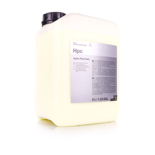 Koch-Chemie Hydro Plast Care 5 Liter bottle front view on a white background.