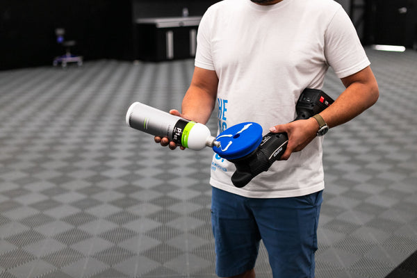 Koch Chemie Lack Polish Grun p1.03 being poured on a polisher.