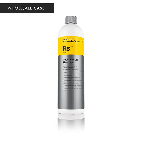 A bottle of Koch Chemie Reactivation Shampoo on a white background with the text 'Wholesale Case'.