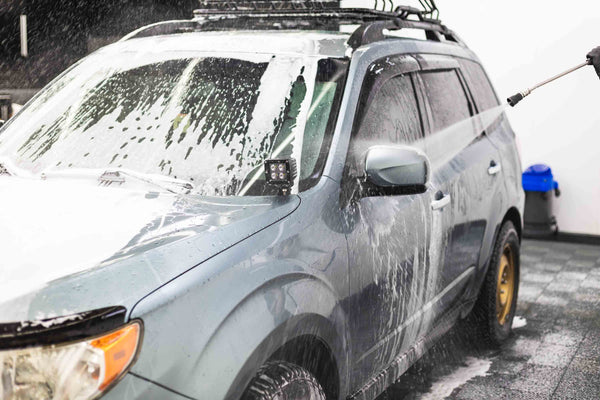 Koch Chemie Super Foam applied to Subaru.