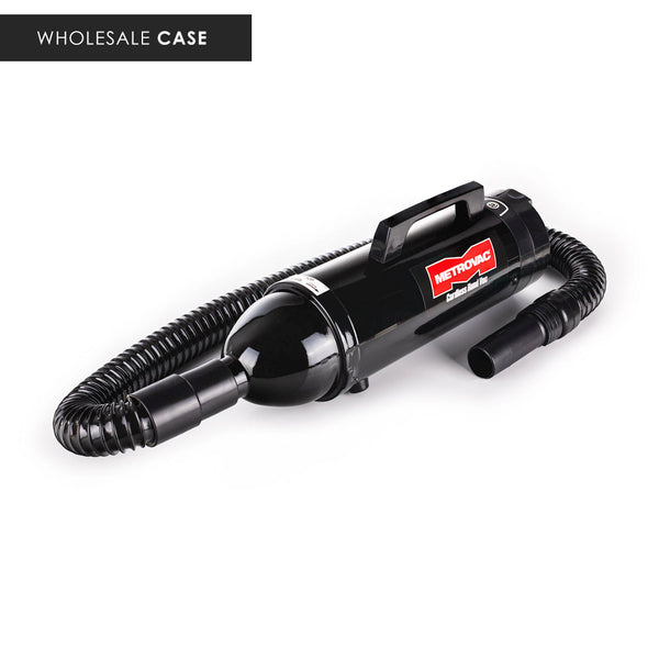 Metrovac Cordless Hand Vac with the text "Wholesale Case" on a white background.