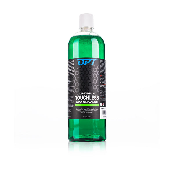 Optimum Touchless Decon 32oz Bottle front view on a white background.