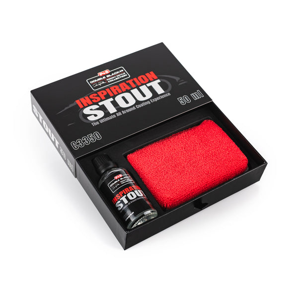 P&S Inspiration Stout 50ml bottle open packaging view on a white background.