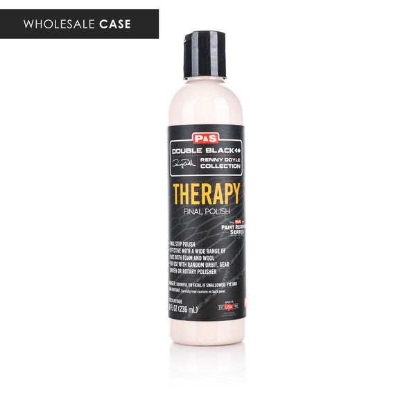 P&S Therapy 8oz bottle with the text "Wholesale Case" on a white background.