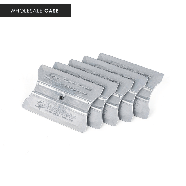 Platinum Squeegees Wholesale Case on a white background.