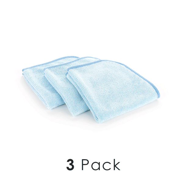 Premium FTW 16 x 16 Light Blue 3 Pack of towels.