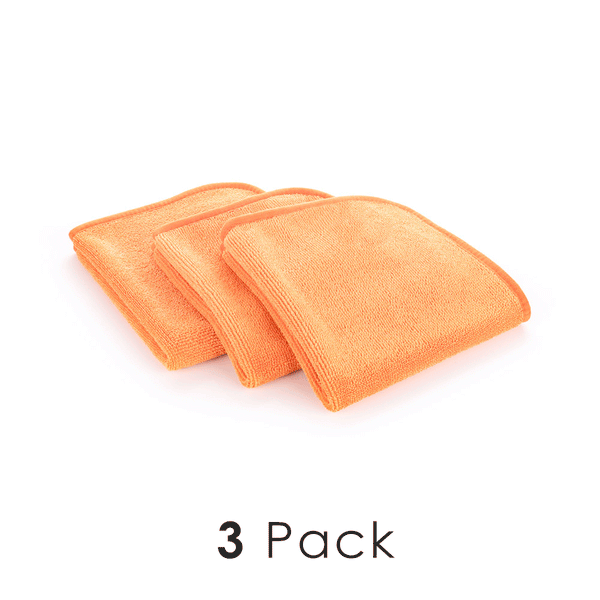 Premium FTW 16 x 16 Orange 3 Pack of towels.