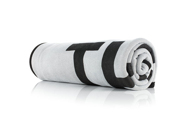 Slim Dryer 25 x 35 Grey rolled view on a white background.