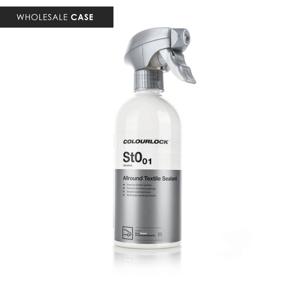 Colour Lock Allround Textile Sealant St0.01 wholesale case on a white background.