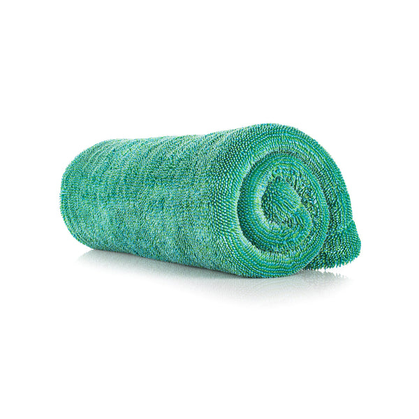 The Liquid8r Colorburst Tidal Wave rolled view on a white background.