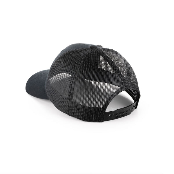 TRC Black Out Leather Patch Snap Back